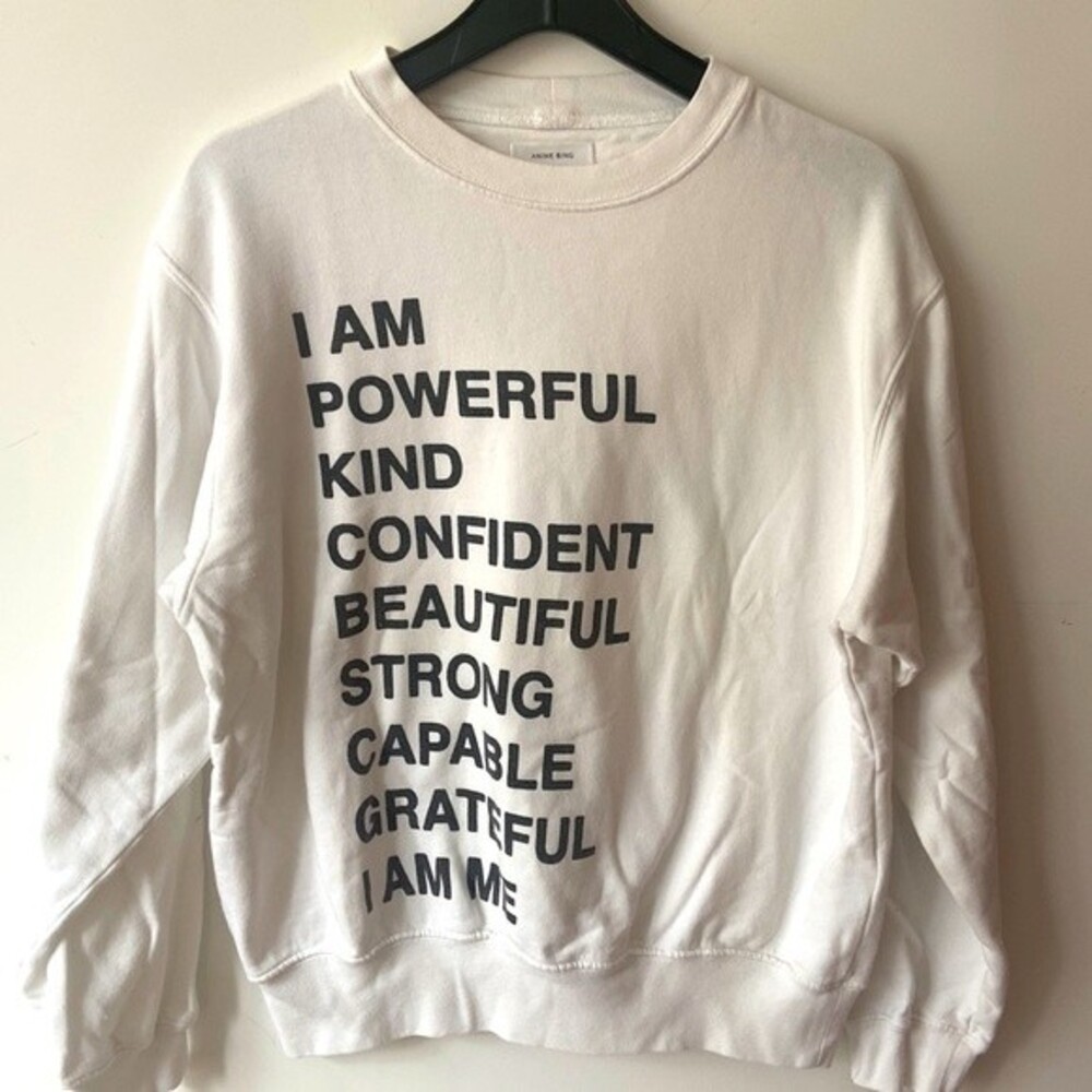 Anine Bing Empowerment Ramona Sweatshirt